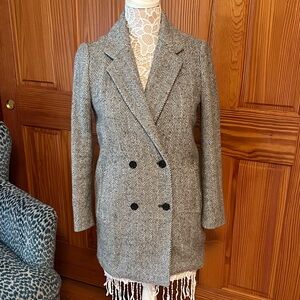 Madewell Herringbone Pea Coat
